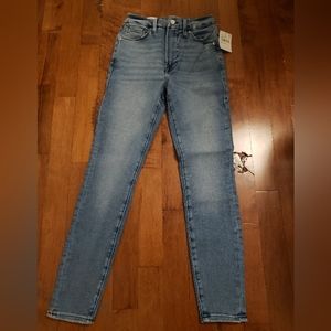 Good American Good Waist Crop Skinny Jeans